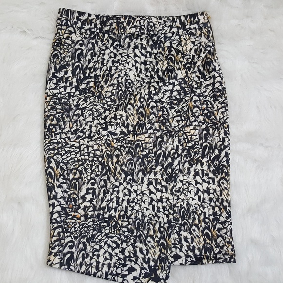 Bar III Dresses & Skirts - bar III White Smoke Combo Asymmetrical Hem